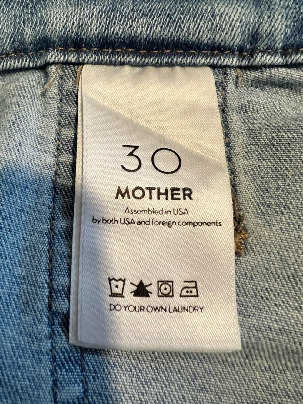 Mother Pocket Hustler Denim Overall Dress in the color when in Rome size 30 US 8 - Picture 10 of 16
